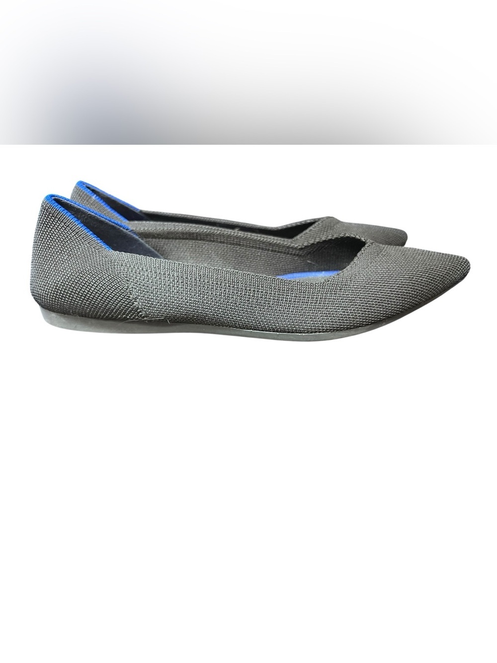 EUC Rothy’s Black Pointed Flats 7.5